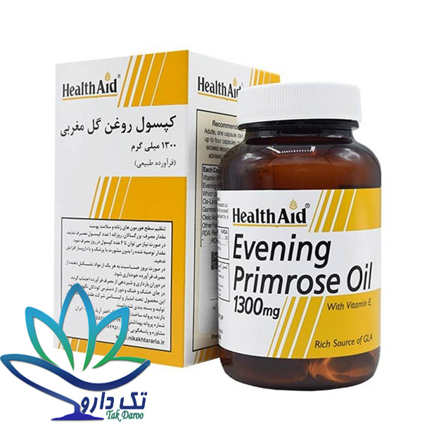 کپسول روغن گل مغربی 1300میلی گرم هلث اید 30 عددی کپسول روغن گل مغربی 1300میلی گرم هلث اید 30 عددی